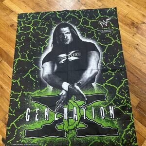 Vintage WWF Triple H 1998 D-Generation X Banner